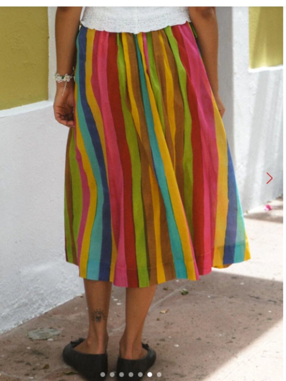 Avery Skirt - Sherbert Stripe - Lisa Says Gah NWT - M and XL only - Picture 2 of 5
